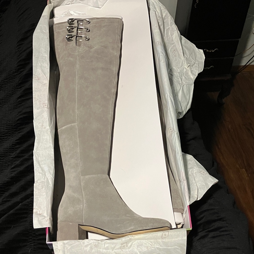 Katy Perry Collections Taupe Over the Knee Boots